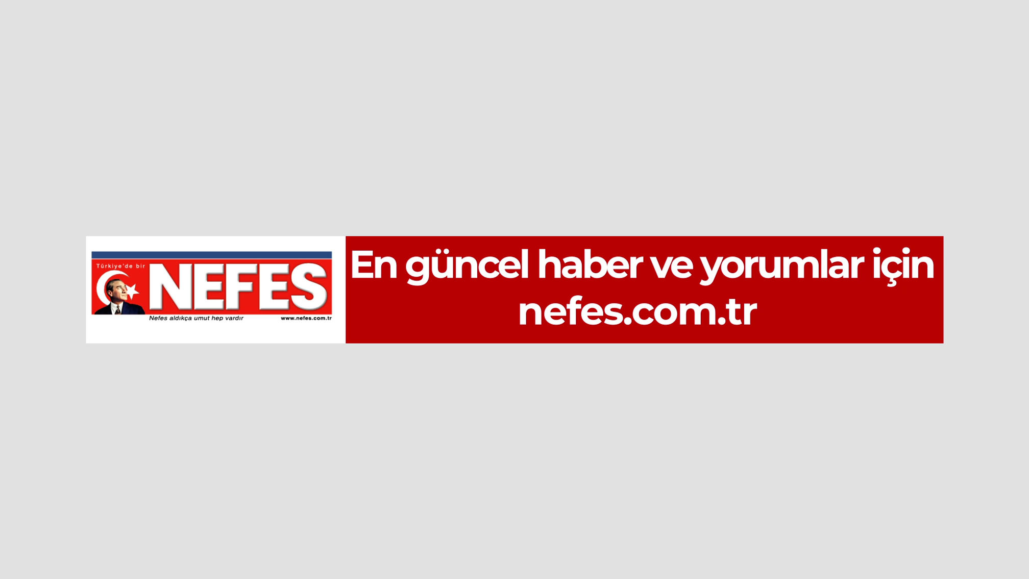Nefes Gazetesi Bant Reklamı